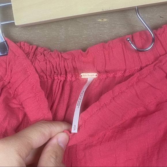 Free People Women’s Flowy Red Maxi Skirt - Picture 5 of 6